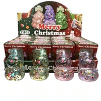 Jouet Squishy Bonhomme de Neige de Noël en Caoutchouc Anti-Stress, Ornement d'Arbre, Cadeau de Fêtes, Vente en Gros Direct Fabricant