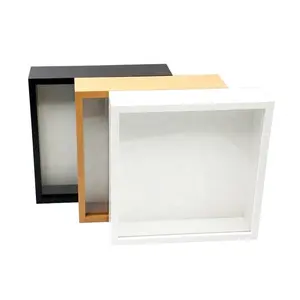 Cornice per scatola di foto artigianale in MDF all'ingrosso cornice per scatola di campioni di ombre 3d