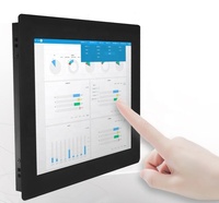 PC industriel personnalisé avec écran tactile industriel intégré de 19 pouces, façade IP65