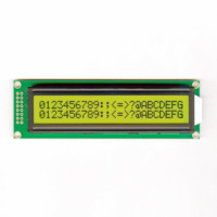 Maijing 24x2 STN Modul LCD Reflektif Lampu Latar LED 350cd/m Kecerahan -20C + 70C Suhu Operasi Antarmuka LCM2402 AIP31066