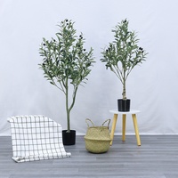 Nouvel Arrivage : Arbre d'Olivier Artificiel en Plastique – Décoration Moderne pour Intérieur et Extérieur (Appartements, Condominiens, Balcons) – Durable et Écologique