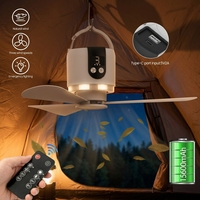 Ventilateur portable mains libres à 3 vitesses, rechargeable par USB, avec télécommande, moteur sans balais en plastique, idéal pour camping-car et extérieur – Meilleure vente