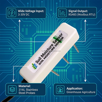 Capteur d'humidité, de température et de conductivité électrique du sol 3-en-1 HMS20 RS485 SDI-12 pour serres et agriculture de précision au Mexique