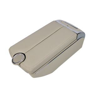 AC-443 Reposabrazos Universal de Cuero para Coche, Kits Interiores con Cargador USB y Caja de Almacenamiento para Consola Central - Product Image 3