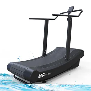 Cinta de correr autoalimentada para gimnasio, buena reputación, MND, cinturón de nailon curvo, máquina de Cardio para gimnasio