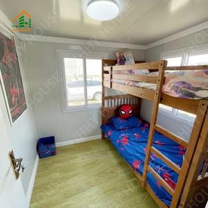 40 फीट उच्च गुणवत्ता वाला लक्जरी मोबाइल प्रीफैब एक्सटेंडेबल हाउस अस्थायी कार्यालय विस्तार योग्य कंटेनर घरों को छत के साथ - Product Image 4