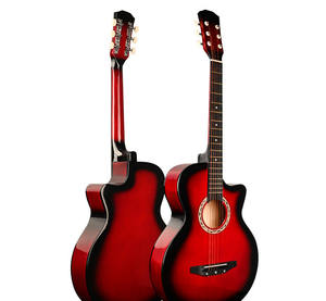 <span class=keywords><strong>Guitare</strong></span> acoustique de 38 pouces en bois de tilleul, 6 <span class=keywords><strong>cordes</strong></span>, <span class=keywords><strong>guitare</strong></span> <span class=keywords><strong>folk</strong></span>, <span class=keywords><strong>guitare</strong></span> en bois, instrument de musique pour débutants, adultes, enfants, meilleur cadeau - Product Image 4