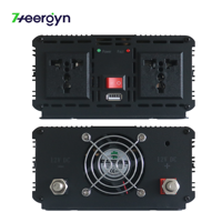 Convertisseur d'ondes sinusoïdales modifiées 2000W, haute efficacité de conversion, installation facile, 110V 220V, pour voiture, maison et appareils électroménagers