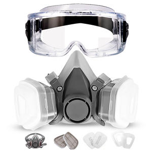 Pasokan tempat pabrik CF6200 masker wajah setengah penutup wajah masker Gas penyaring pernapasan harga grosir - Product Image 1