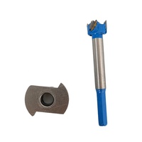 Kit de 5 forets Forstner pour le travail du bois, sans pièce de réglage, 15, 20, 25, 30, 35 mm, pour trous de charnières de portes d'armoires
