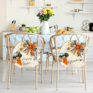 <b>Large</b> Size 12" Blank Wooden Unfinished Easter Bunny <b>Ornaments</b> Handmade for Child Party Decorations 3PCS/Bag - Product Image 4