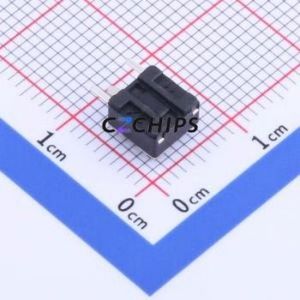 TS6645B3J Tactile Switch Bent Lead Through Hole-3P,6x6mm Switch Single Pole Single Throw Round Button 2.5N Right Angle Insert - Product Image 2
