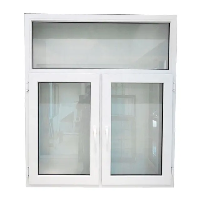 Dubbele pane pvc windows China plaat glas venster prijzen