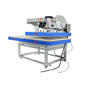 Máquina de prensa de calor neumática de doble estación grande de 220V para sublimación de prendas, nueva condición, combinación de cama plana, impresora Formal - Product Image 1