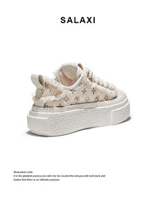 Элитные дизайнерские вязаные кроссовки на массивной платформе с дышащей тканью и амортизирующей подошвой, уличная обувь для ходьбы, классические спортивные кроссовки для мужчин и женщин - Product Image 6