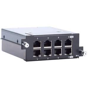 Commutateur Ethernet modulaire Moxa RM-G4000-8GPoE 8 ports PoE, appareil de réseau d'entreprise - Product Image 1