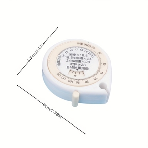 Cinta Métrica Retráctil para Medir el IMC y la Cintura, con Rueda Calculadora, 150 cm, Regla Autoajustable para Monitoreo <span class=keywords><strong>de</strong></span> Salud y Fitness - Product Image 4