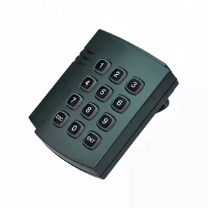 Lecteur de carte RFID de proximité 13.56khz Wiegand 26 couleur noire IP65 lecteur de clavier de contrôle d'accès de porte étanche - Product Image 2
