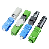 Conector Rápido de Fibra Óptica para Redes Exteriores y FTTH, Adaptador de Fibra Óptica SC LC PC UPC
