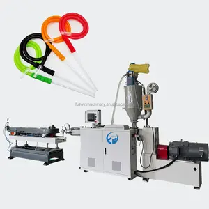 high speed corrugated pipe plastic extruder pvc pp pe snake hookah plastic hose extruding making machine price