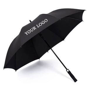 Luxury <b>Large</b> UV Protection Fashion Custom Logo Branded Advertising Gift Straight Travel Golf <b>Umbrella</b> with Bag - Product Image 5