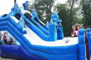 Scivolo gonfiabile a doppia corsia congelato, <span class=keywords><strong>elsa</strong></span> <span class=keywords><strong>anna</strong></span> congelata - Product Image 2