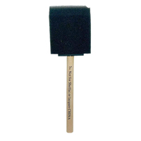 Pinceau de peinture Graffiti Art manche en bois pinceau éponge noir pinceau mousse vente en gros