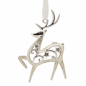 Adornos navideños de Reno colgantes de Metal, árbol decorativo colgante, vacaciones, decoración festiva para el hogar, accesorios de regalo de fiesta - Product Image 1