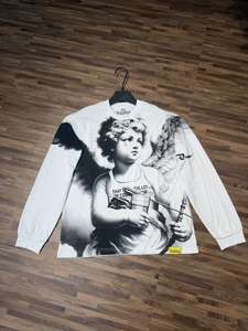 Sudadera con Capucha de Manga Larga Holgada de Alta Calidad, 100% Algodón, Marca de Moda Urbana, con Estampado 'THAT'S A AWFUL LOT OF COUGH SYRUP' para Hombre - Product Image 2