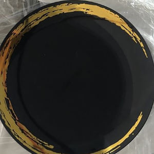 จานพลาสติกแบบใช้แล้วทิ้ง10.25 "จานของหวาน7.5" ชุดเครื่องใช้บนโต๊ะอาหาร10ชิ้น - Product Image 5