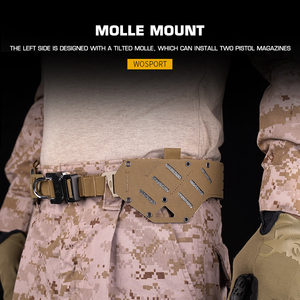 Cinturón WOSPORT de Liberación Rápida con Hebilla Metálica MOLLE ARC, se Adapta a Soportes SA Fariland <span class=keywords><strong>Rti</strong></span>, Accesorios de Caza - Product Image 6