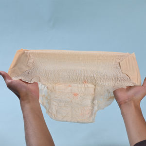 Großhandel Einweg Auslaufs ichere Unterwäsche Bio-Baumwolle Servietten hose Post Partum Höschen Damen binden Menstruation shose - Product Image 1