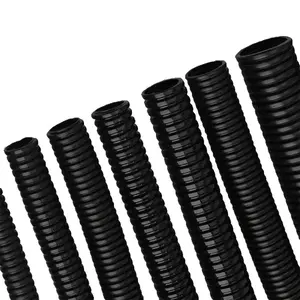 YUHUI promotional flexible corrugated electrical conduit pipes Nylon 66 corrugated plastic conduit/corrugated pipe