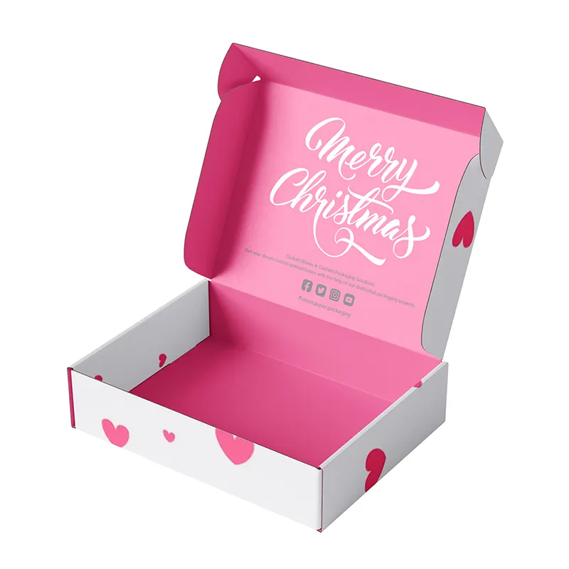 럭셔리 크래프트 종이 상자 패키지 매트 로고 사용자 정의 핑크 포장 상자 촛불 선박