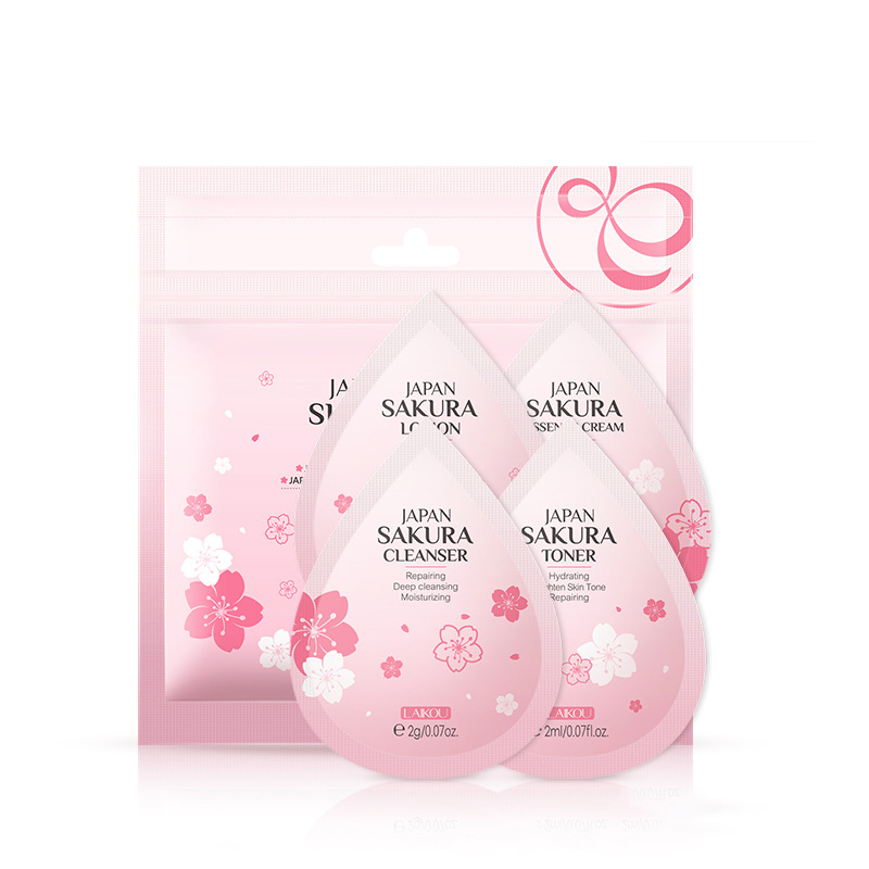 High Quality Organic Sakura Facial Toner With Moisture Factor To Relieve Dry Skin Skin Care Set (new)