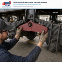 Bras oscillant de suspension en acier moulé haute résistance E1307P430 pour semi-remorque, pièce de rechange pour camion et remorque