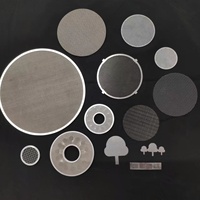 Kustom filter melingkar dibungkus baja tahan karat 304, layar filter kotoran, jaring filter baja tahan karat