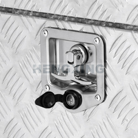 Boîte à outils robuste en aluminium pour Ute, demi-couvercle, pour camion 4x4, remorque, rangement extérieur, résistante aux intempéries, thermolaquée, Hengxing Metal
