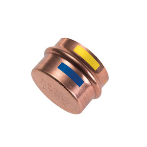 Raccord de tuyauterie en cuivre F Press Water Gas Closing Cap B One Diam 18 - Product Image 1