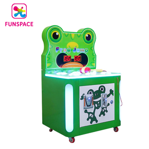 FUNSPACE Machine de jeu d'arcade à monnayeur Frog Hammer pour enfants, en métal, version anglaise, garantie 1 an, vente en gros à prix abordable - Product Image 5