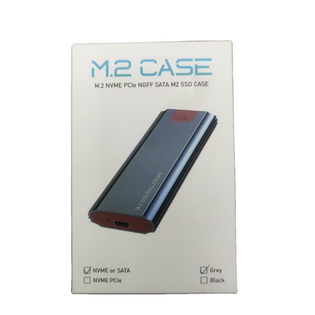 Tool Free Installation of Aluminum Alloy Shell M.2 NVME High-quality Solid-state Drive Box