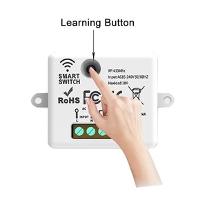 85V-240V 433MHz mini không dây nhà thông minh hệ thống 10A receiver module cho bóng đèn LED & Fan không dây điều khiển từ xa chuyển đổi ánh sáng - Product Image 3