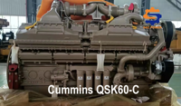 Motor Cummins CCEC DCEC de Gran Potencia, Ensamblaje de Motor QSK60-C 1042KW 1398KW 69L, Motor Diésel Refrigerado por Agua QSK60