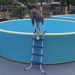 customized adult hard plasticlarge inflatable Breeding fishing pool playground garden swimming pool