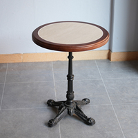Ensembles de mobilier commercial pour restaurants, chaises de bistrot et de café modernes en bois massif, tables faciles à nettoyer pour hôtels et cafés