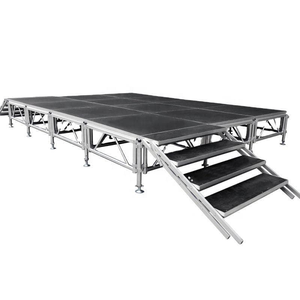Plataforma de Escenario Portátil Desmontable de Aluminio con 2 Años de Garantía para Bodas, Conciertos y Eventos, Plataforma Modular para Conciertos - Product Image 2