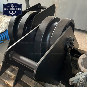 Trung Quốc Nhà Sản Xuất Mới Đúc Con Lăn Thép Fairlead Chuỗi Stopper Neo Cáp Bánh Xe Hướng Dẫn Con Lăn Cho Biển Phần Cứng Cho Tàu - Product Image 5