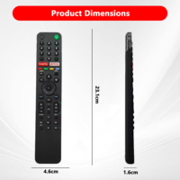 Mando a distancia por voz para Sony Smart TV Net/Flix Google Play 4K UHD Android Smart Tv Remote con paquete de caja de PVC, dispositivo de control remoto por voz de 2, 2, 0