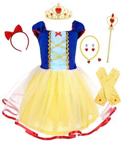 Vestido de princesa Rapunzel de alta calidad para fiesta película personajes <span class=keywords><strong>enredados</strong></span> Cosplay niñas vestido de fiesta de cumpleaños para 1-4 años - Product Image 5
