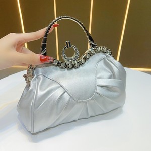 Luxury diamond <b>wedding</b> party Evening <b>Bags</b> Large Capacity PU Leather Chain Shoulder/Crossbody <b>Bag</b> Women's Evening Clutch <b>bags</b> - Product Image 3